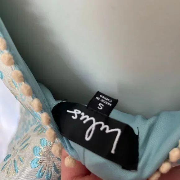 Lulus Afternoon Affair Blue peplum Mini Dress - Picture 10 of 11